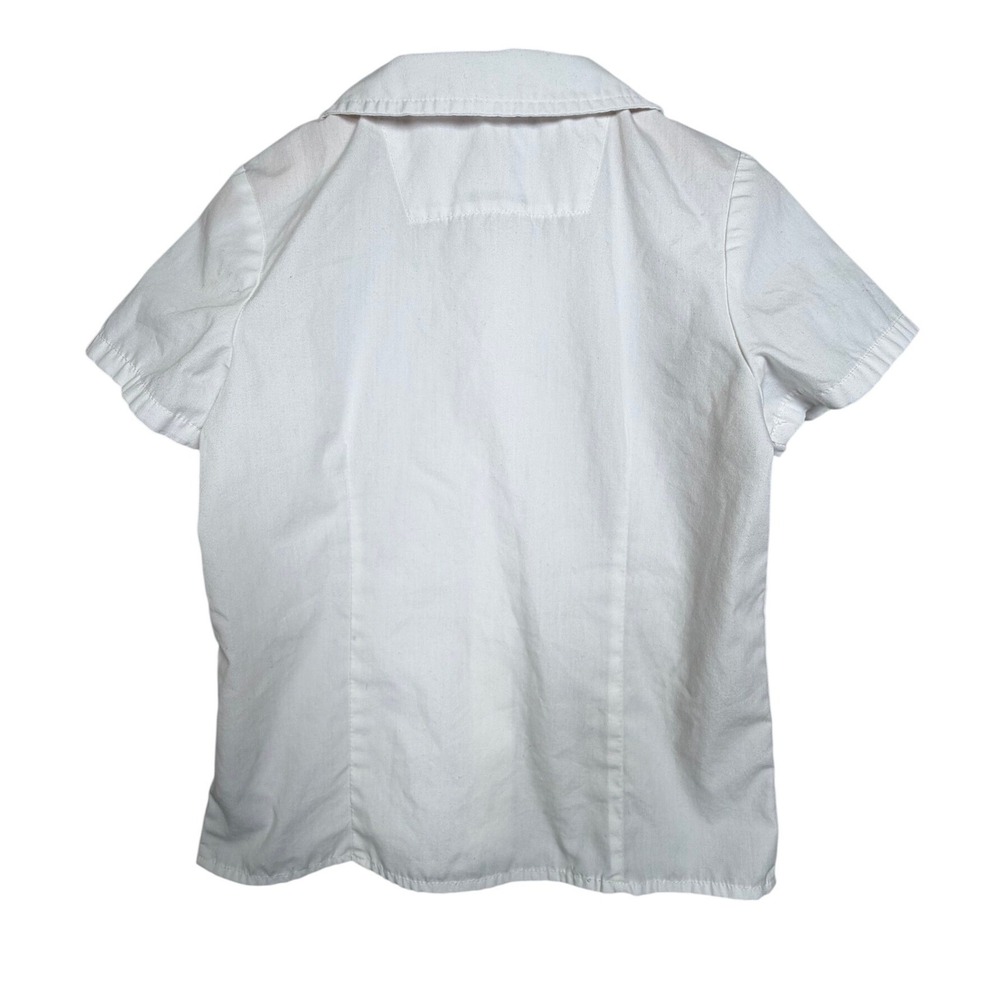French Toast Shirt 4T White Short Sleeve Peter Pan Collar School Uniform - Picture 2 of 7